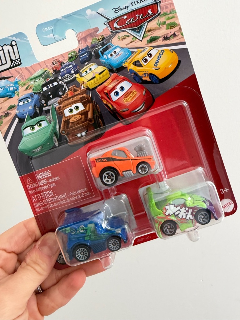Disney Pixar Cars Mini Racers 3-Pack